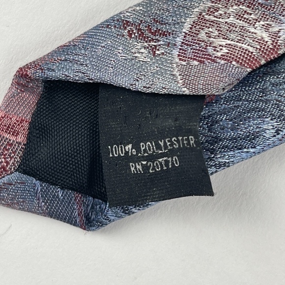 Edition by Van Heusen Mens Tie Blue Floral - Picture 5 of 6